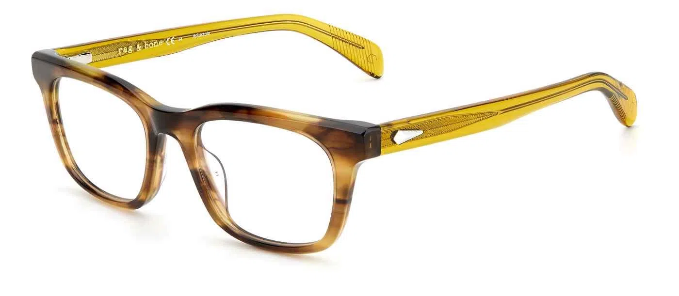 Rag & Bone RNB8002 Eyeglasses - ORNG HORN